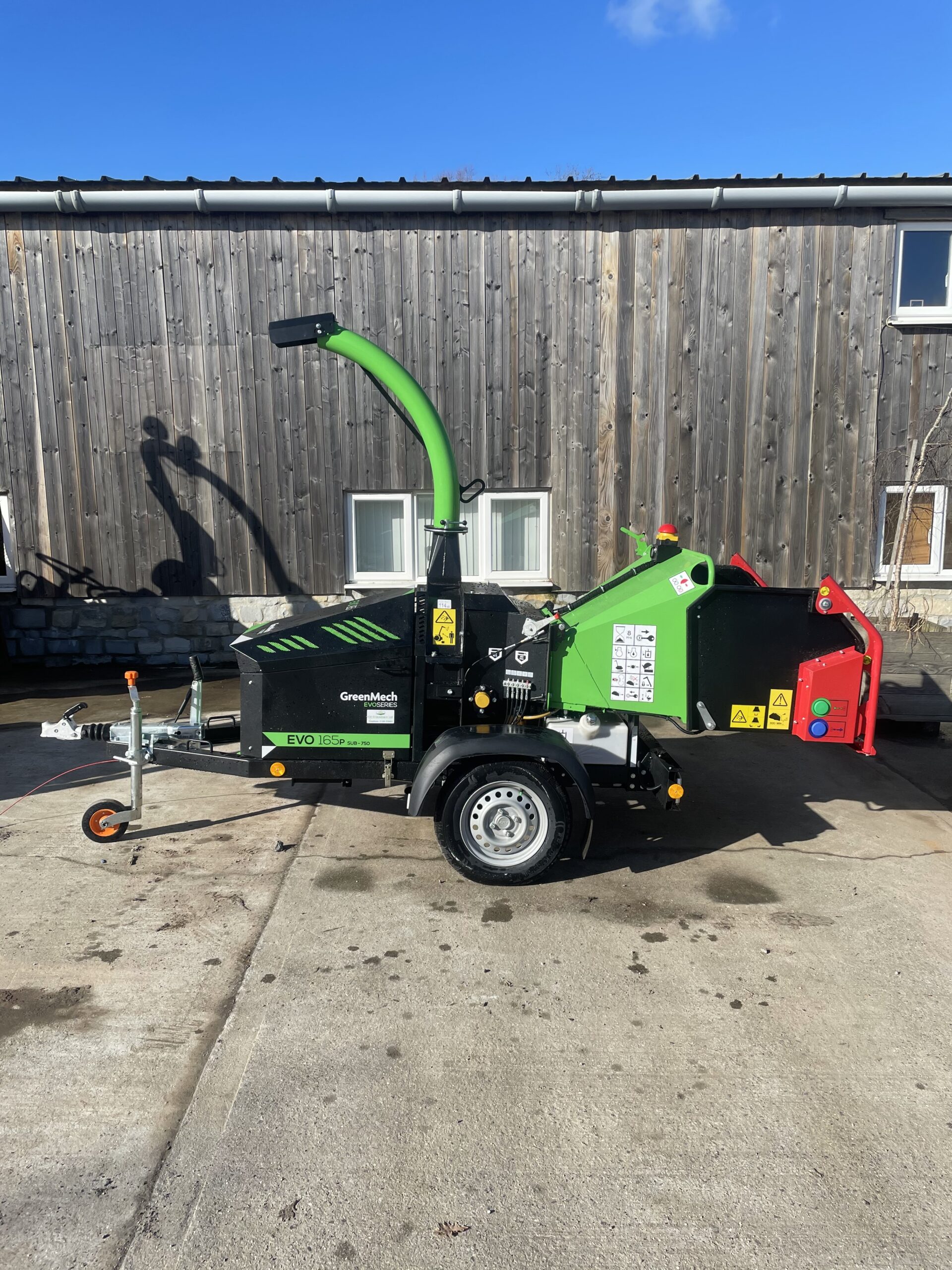 6 inch Towable Wood Chipper