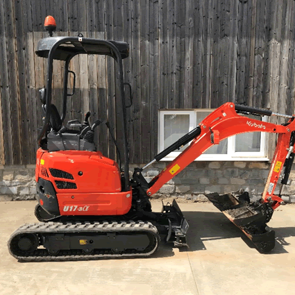 1.7 Mini Digger (Kubota U17-3A)